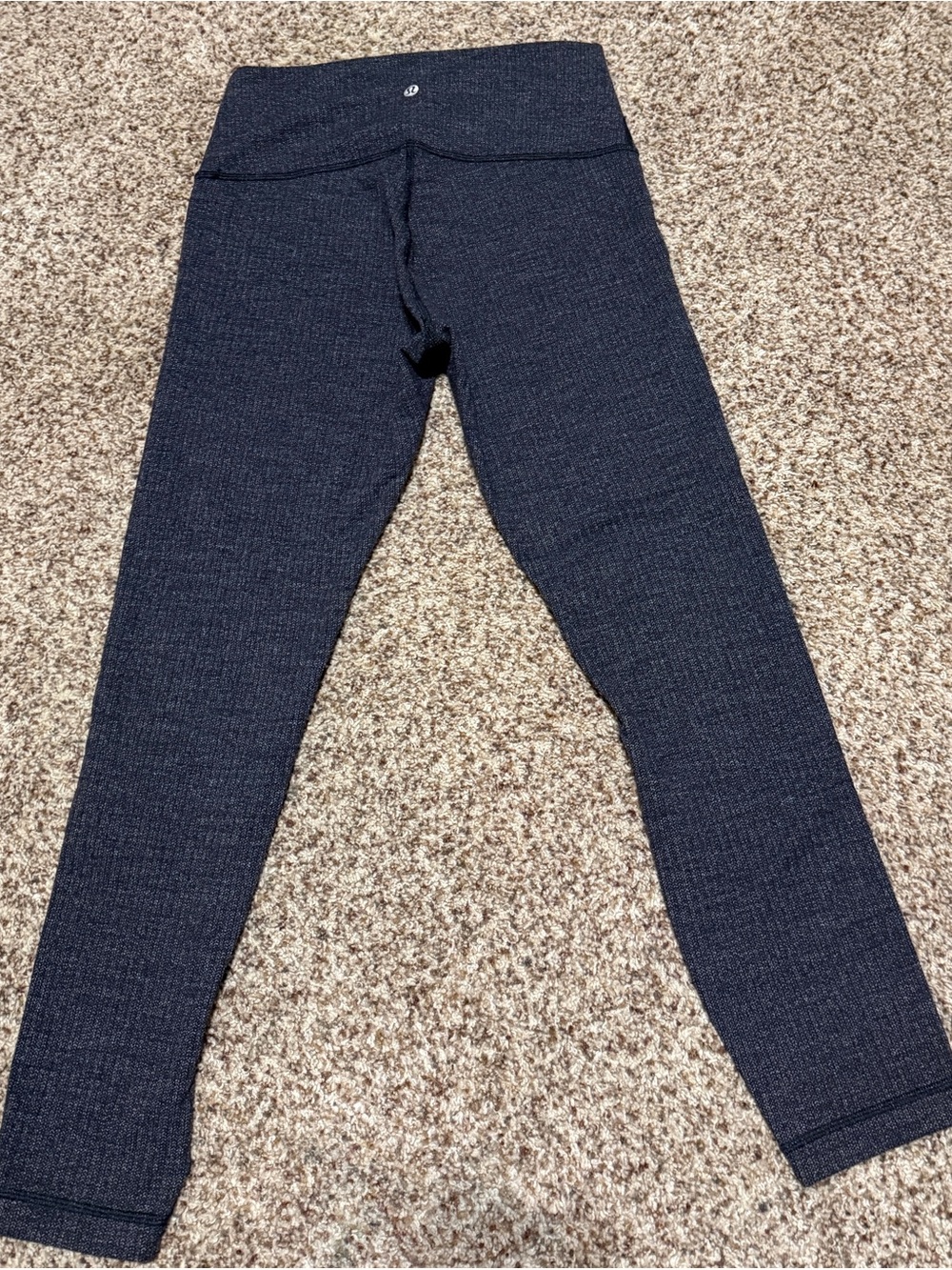 Lululemon Wunder Under High Rise HR Tight Awaken 25" Black White Knit 8 - Picture 2 of 7